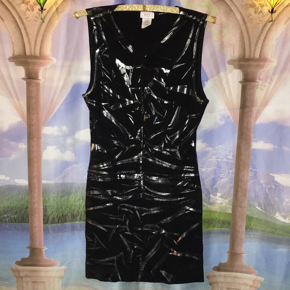 FD Sexy Bodycon Dress with Twist Front